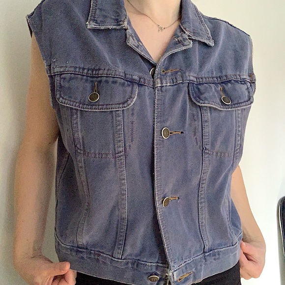 UNION Vintage Denim Vest - Picture 1 of 6